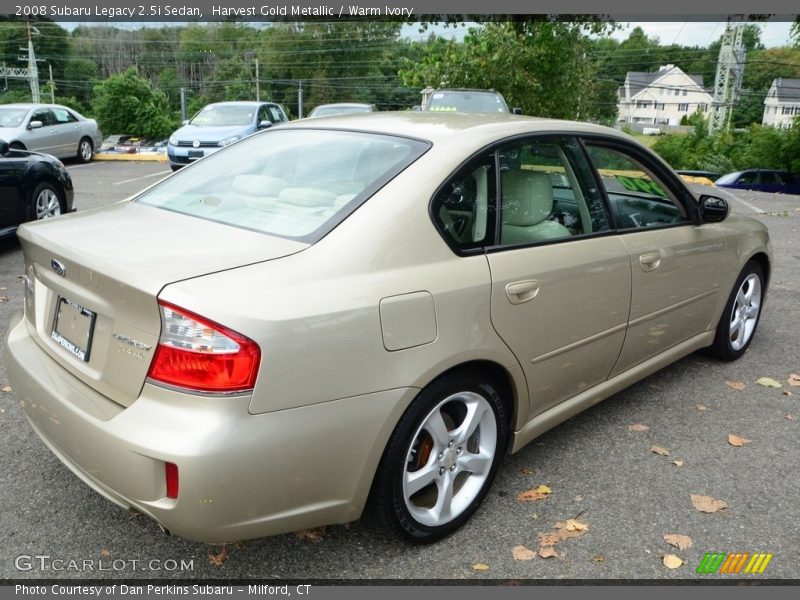 Harvest Gold Metallic / Warm Ivory 2008 Subaru Legacy 2.5i Sedan