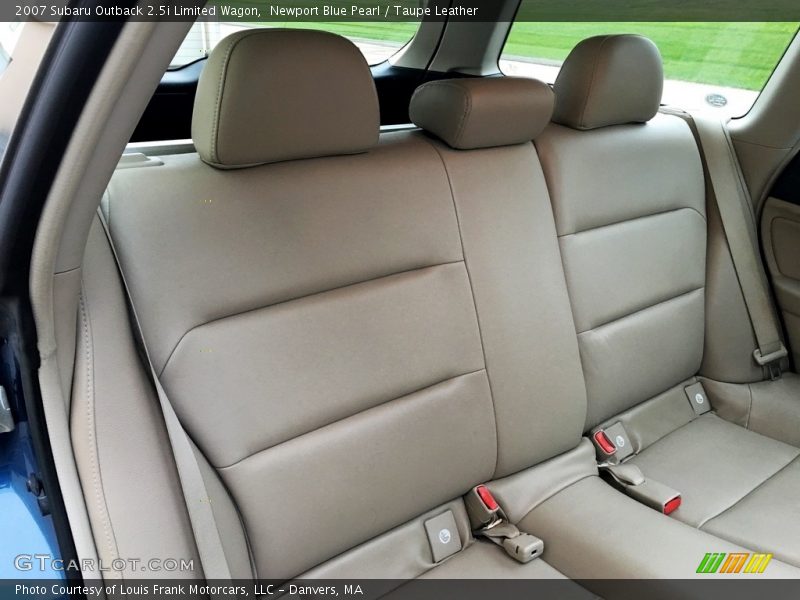 Newport Blue Pearl / Taupe Leather 2007 Subaru Outback 2.5i Limited Wagon