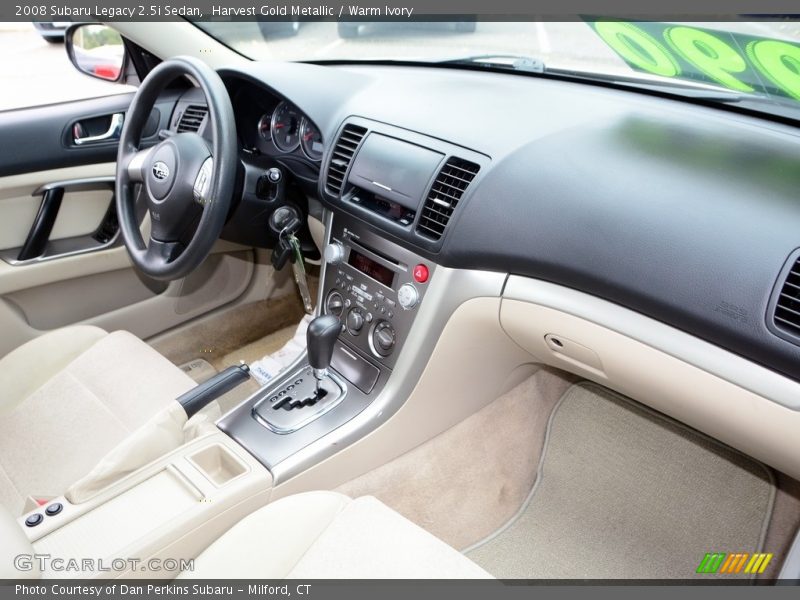 Harvest Gold Metallic / Warm Ivory 2008 Subaru Legacy 2.5i Sedan
