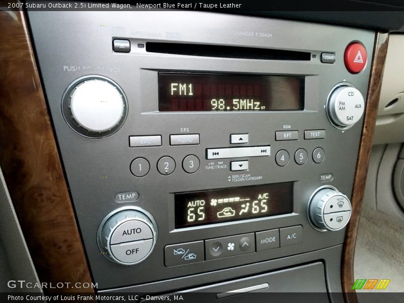 Newport Blue Pearl / Taupe Leather 2007 Subaru Outback 2.5i Limited Wagon