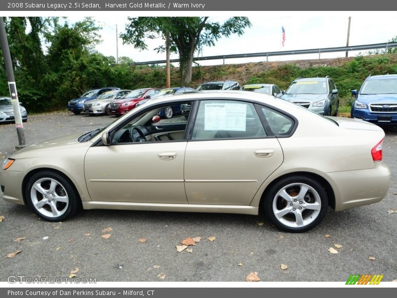 Harvest Gold Metallic / Warm Ivory 2008 Subaru Legacy 2.5i Sedan