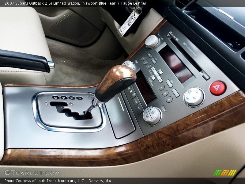 Newport Blue Pearl / Taupe Leather 2007 Subaru Outback 2.5i Limited Wagon