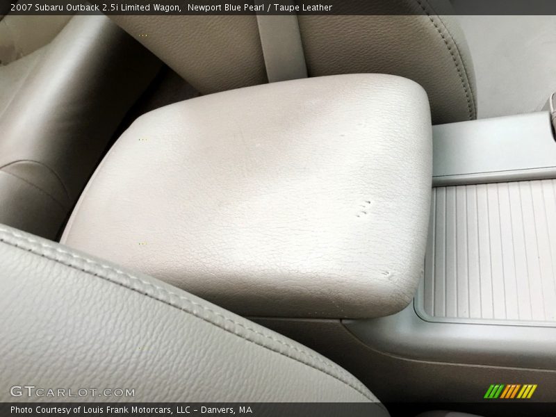 Newport Blue Pearl / Taupe Leather 2007 Subaru Outback 2.5i Limited Wagon