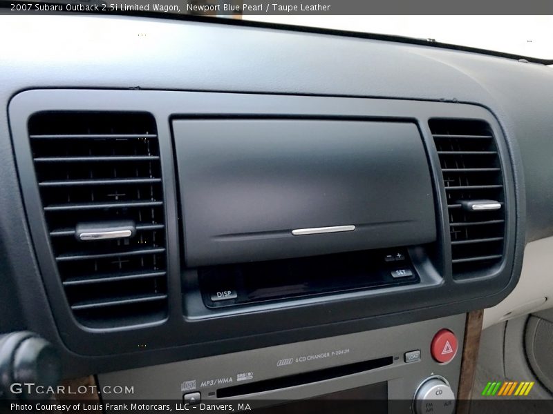 Newport Blue Pearl / Taupe Leather 2007 Subaru Outback 2.5i Limited Wagon