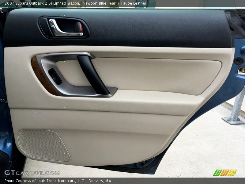 Newport Blue Pearl / Taupe Leather 2007 Subaru Outback 2.5i Limited Wagon