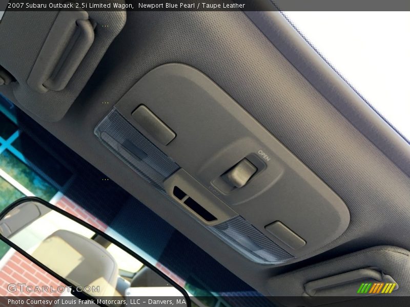 Newport Blue Pearl / Taupe Leather 2007 Subaru Outback 2.5i Limited Wagon