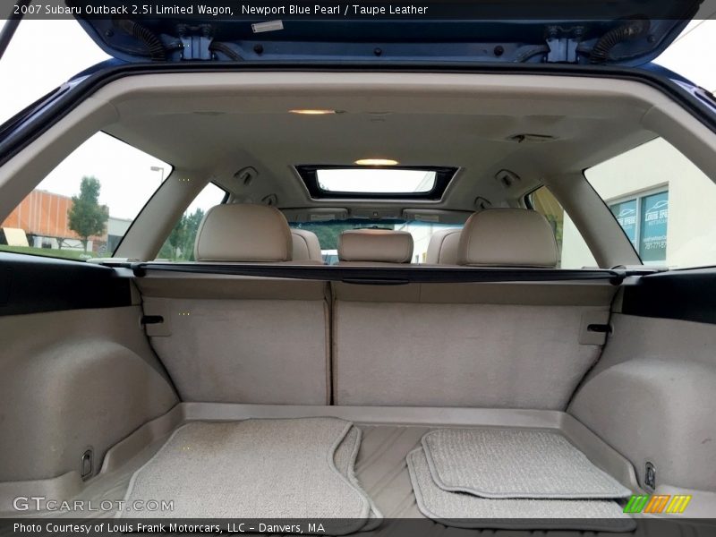 Newport Blue Pearl / Taupe Leather 2007 Subaru Outback 2.5i Limited Wagon