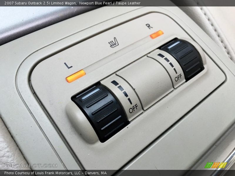 Newport Blue Pearl / Taupe Leather 2007 Subaru Outback 2.5i Limited Wagon