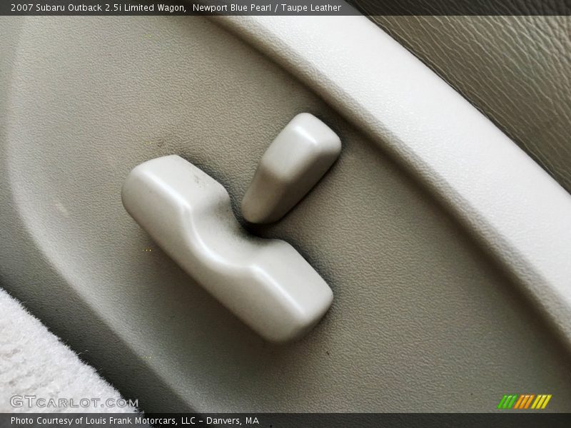 Newport Blue Pearl / Taupe Leather 2007 Subaru Outback 2.5i Limited Wagon