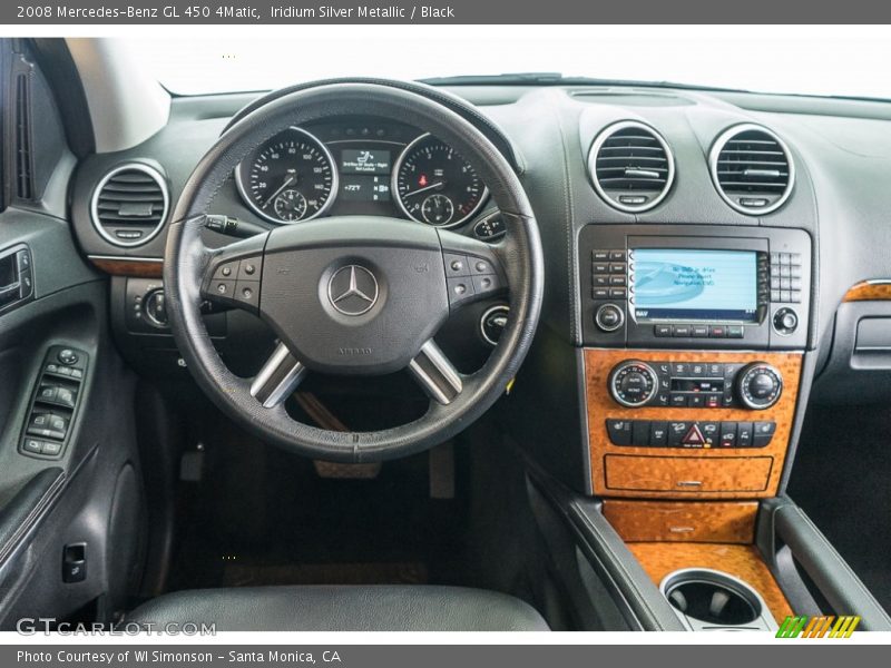 Iridium Silver Metallic / Black 2008 Mercedes-Benz GL 450 4Matic
