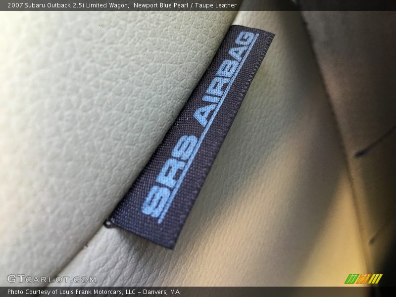 Newport Blue Pearl / Taupe Leather 2007 Subaru Outback 2.5i Limited Wagon