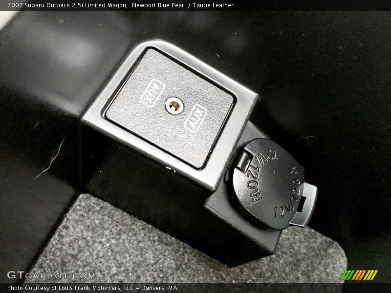Newport Blue Pearl / Taupe Leather 2007 Subaru Outback 2.5i Limited Wagon