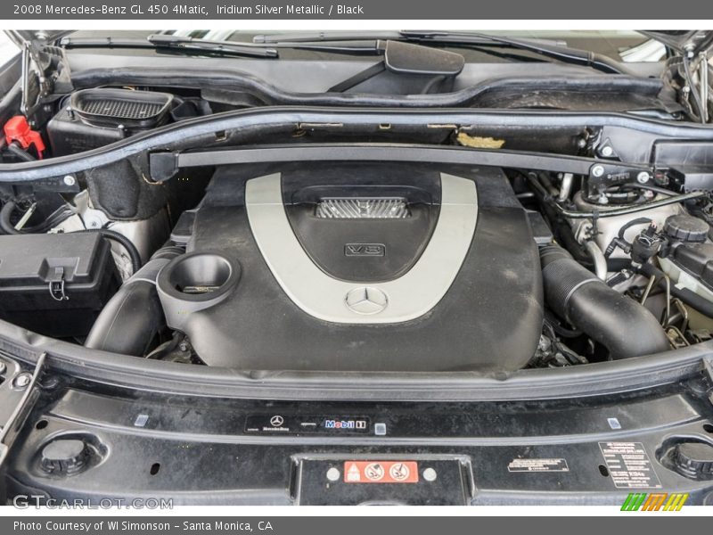Iridium Silver Metallic / Black 2008 Mercedes-Benz GL 450 4Matic