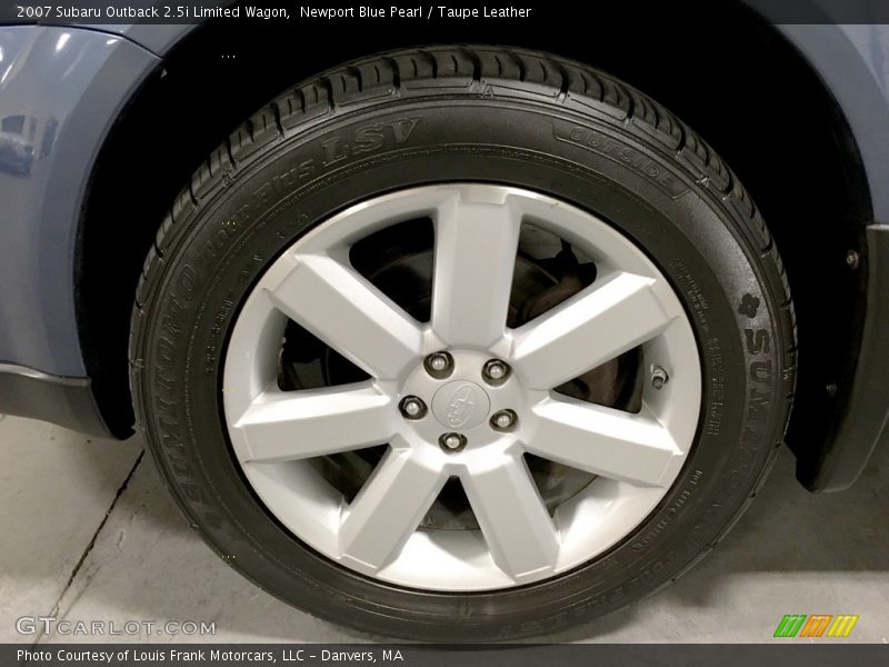 Newport Blue Pearl / Taupe Leather 2007 Subaru Outback 2.5i Limited Wagon