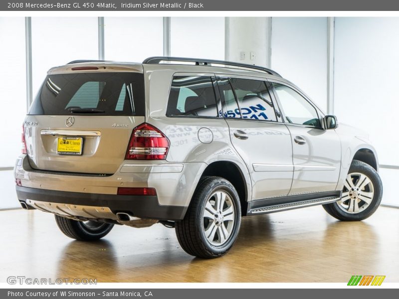 Iridium Silver Metallic / Black 2008 Mercedes-Benz GL 450 4Matic