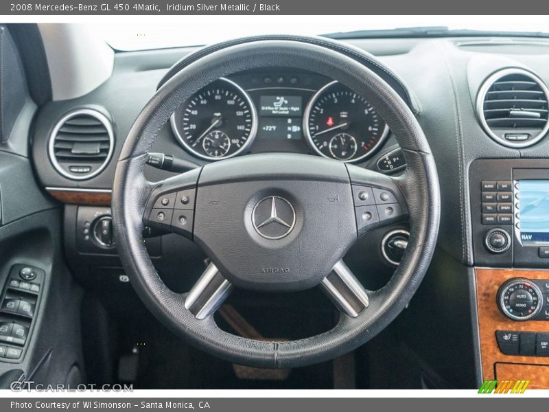 Iridium Silver Metallic / Black 2008 Mercedes-Benz GL 450 4Matic
