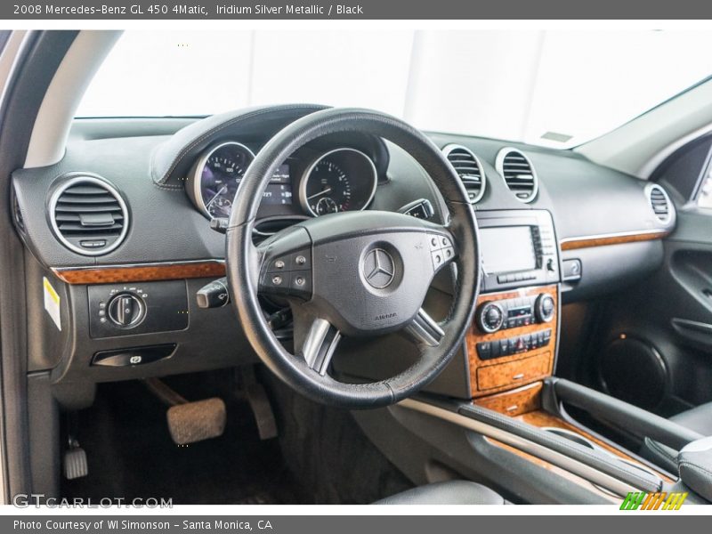 Iridium Silver Metallic / Black 2008 Mercedes-Benz GL 450 4Matic