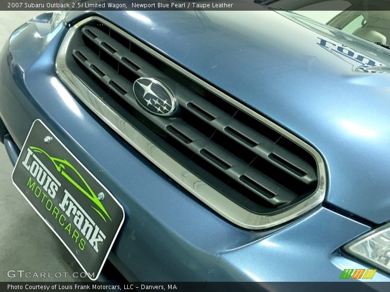 Newport Blue Pearl / Taupe Leather 2007 Subaru Outback 2.5i Limited Wagon