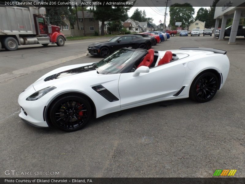 Arctic White / Adrenaline Red 2016 Chevrolet Corvette Z06 Convertible