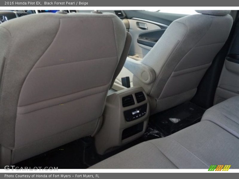 Black Forest Pearl / Beige 2016 Honda Pilot EX