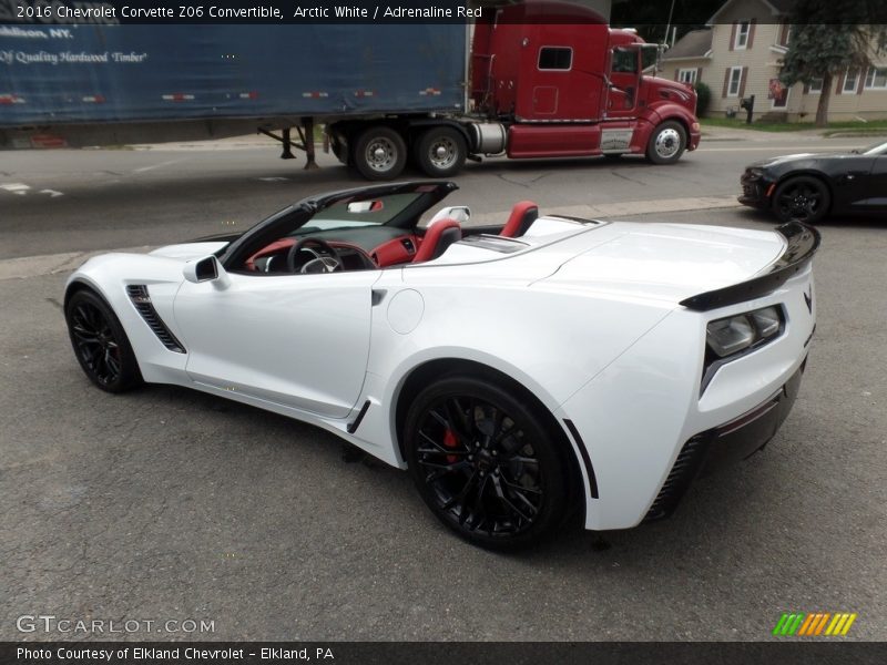 Arctic White / Adrenaline Red 2016 Chevrolet Corvette Z06 Convertible