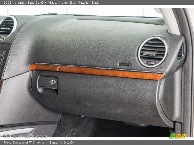Iridium Silver Metallic / Black 2008 Mercedes-Benz GL 450 4Matic