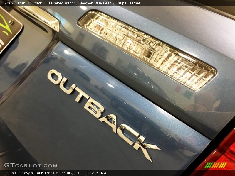 Newport Blue Pearl / Taupe Leather 2007 Subaru Outback 2.5i Limited Wagon