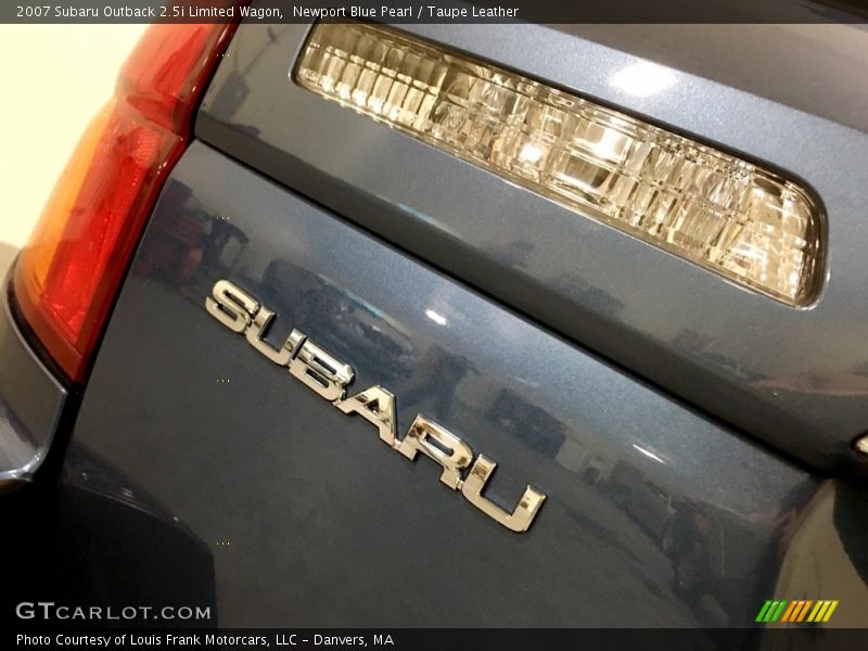 Newport Blue Pearl / Taupe Leather 2007 Subaru Outback 2.5i Limited Wagon