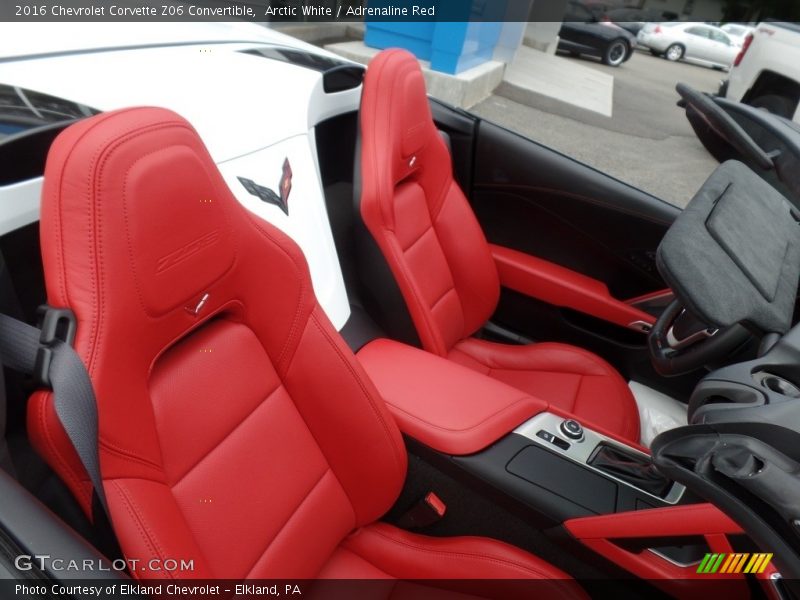  2016 Corvette Z06 Convertible Adrenaline Red Interior