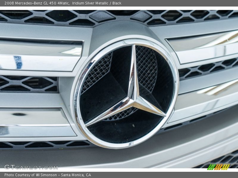 Iridium Silver Metallic / Black 2008 Mercedes-Benz GL 450 4Matic