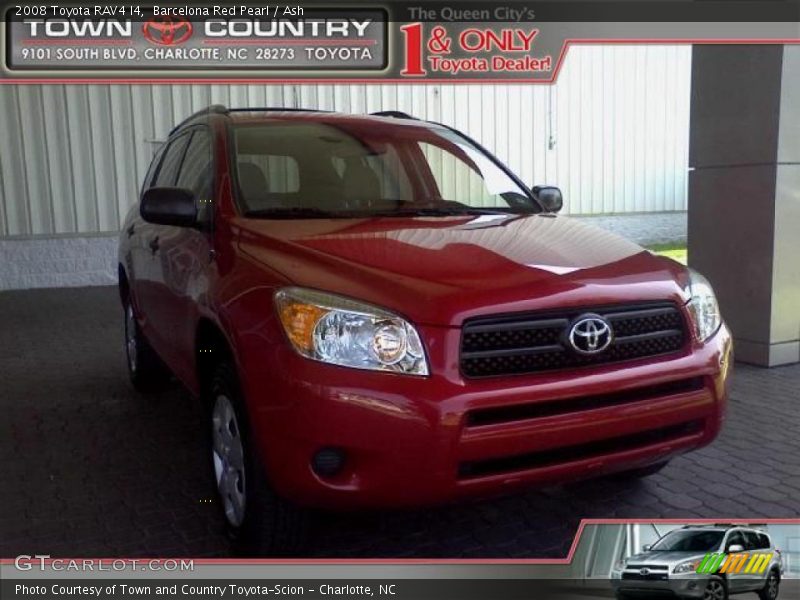 Barcelona Red Pearl / Ash 2008 Toyota RAV4 I4