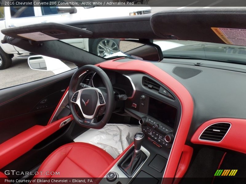 Arctic White / Adrenaline Red 2016 Chevrolet Corvette Z06 Convertible