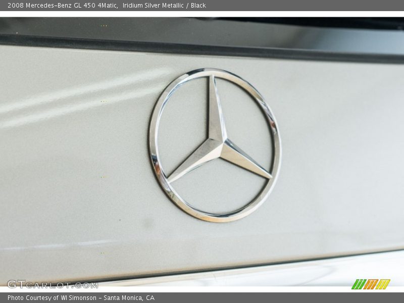 Iridium Silver Metallic / Black 2008 Mercedes-Benz GL 450 4Matic