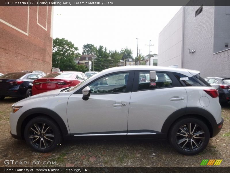 Ceramic Metallic / Black 2017 Mazda CX-3 Grand Touring AWD