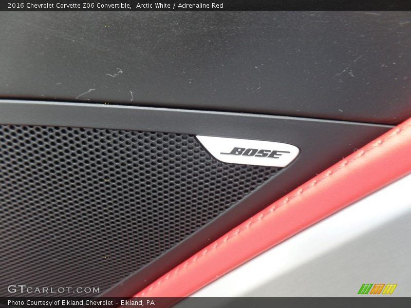 Arctic White / Adrenaline Red 2016 Chevrolet Corvette Z06 Convertible