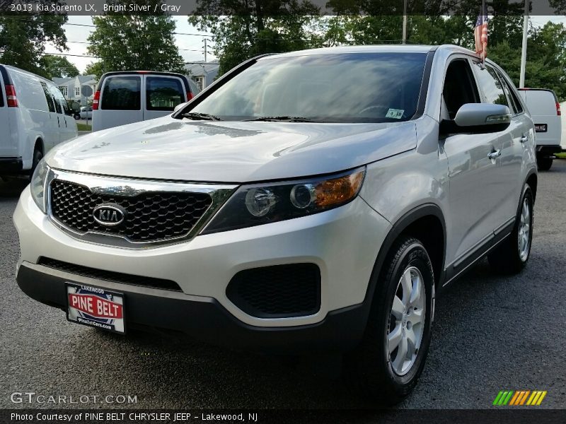 Bright Silver / Gray 2013 Kia Sorento LX