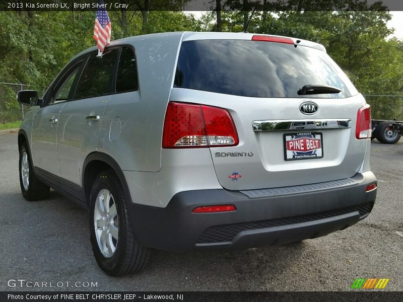 Bright Silver / Gray 2013 Kia Sorento LX