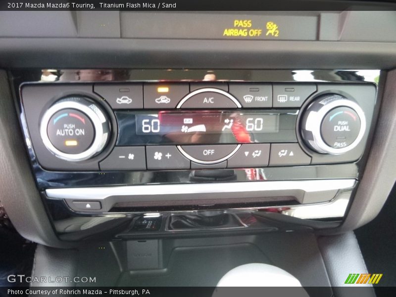 Controls of 2017 Mazda6 Touring