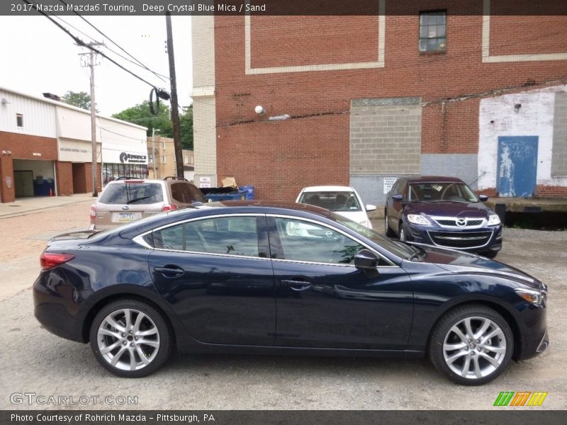 Deep Crystal Blue Mica / Sand 2017 Mazda Mazda6 Touring
