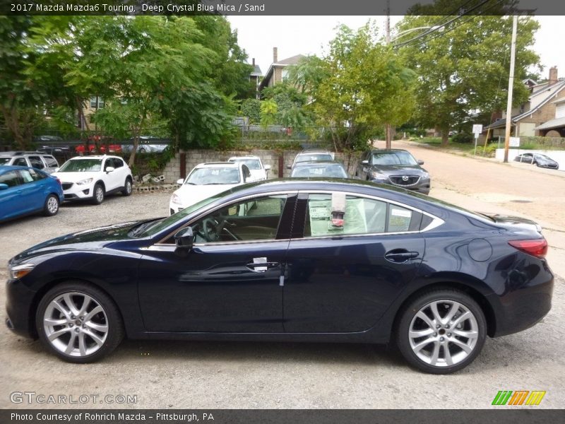 Deep Crystal Blue Mica / Sand 2017 Mazda Mazda6 Touring