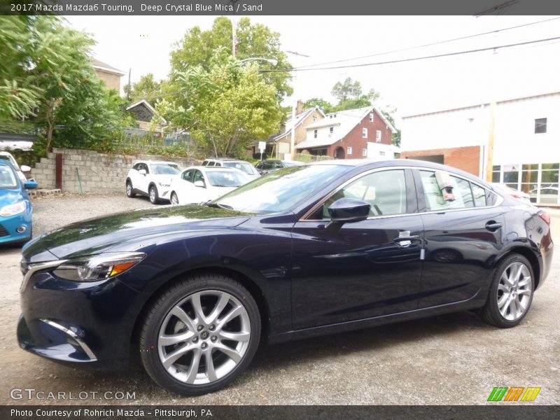 Deep Crystal Blue Mica / Sand 2017 Mazda Mazda6 Touring