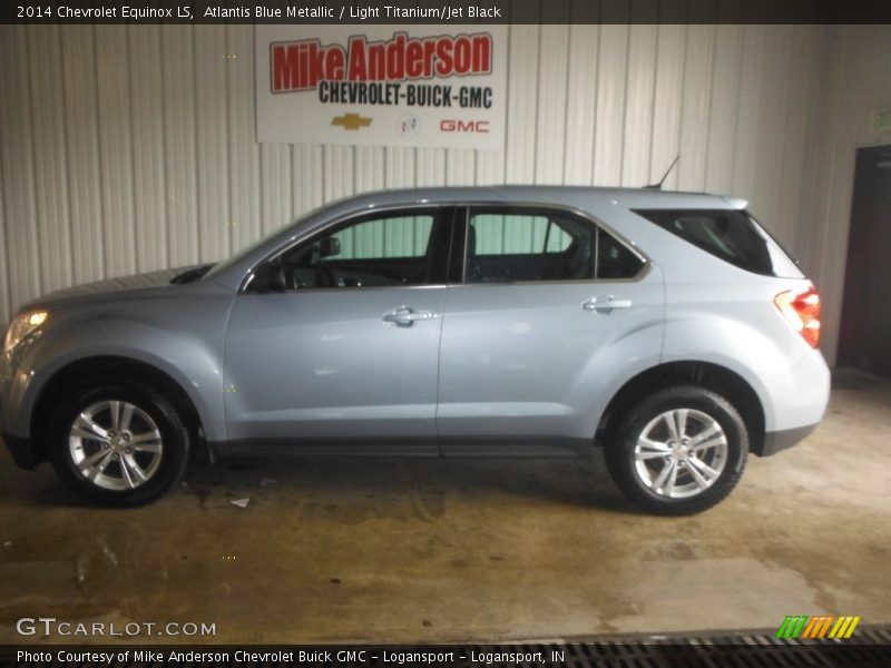 Atlantis Blue Metallic / Light Titanium/Jet Black 2014 Chevrolet Equinox LS