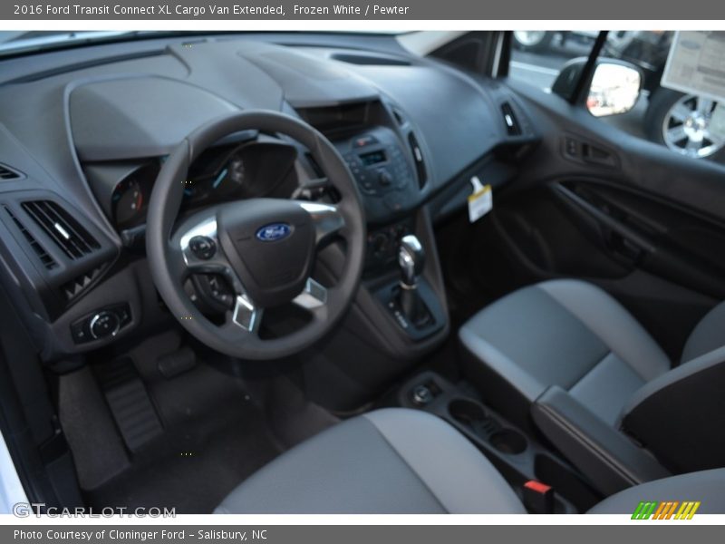 Frozen White / Pewter 2016 Ford Transit Connect XL Cargo Van Extended