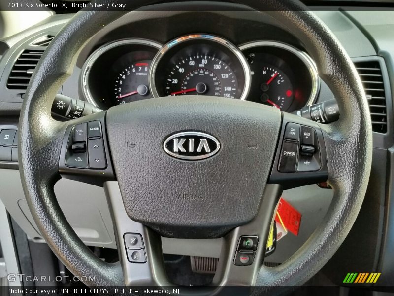 Bright Silver / Gray 2013 Kia Sorento LX