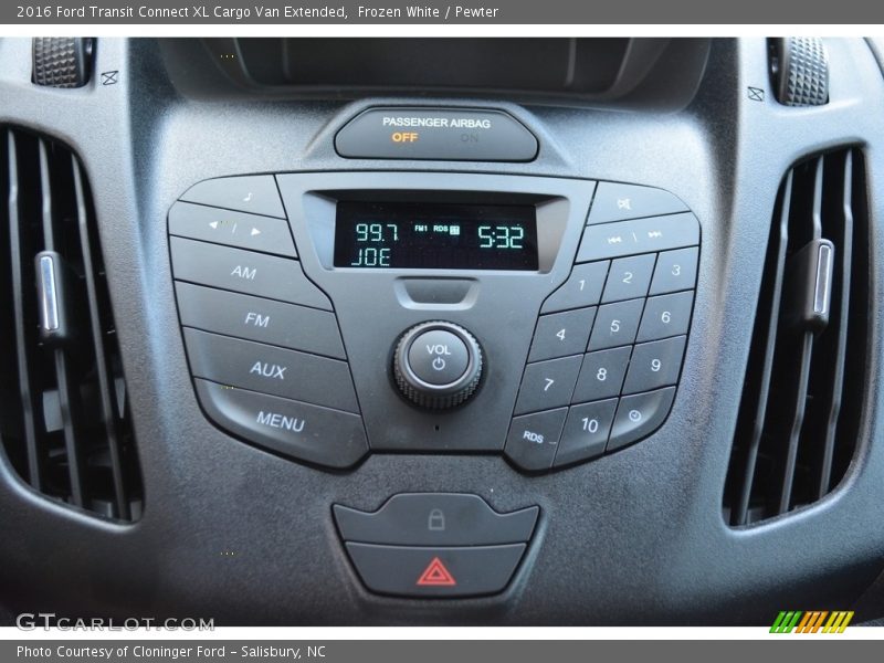 Frozen White / Pewter 2016 Ford Transit Connect XL Cargo Van Extended