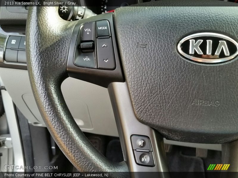 Bright Silver / Gray 2013 Kia Sorento LX