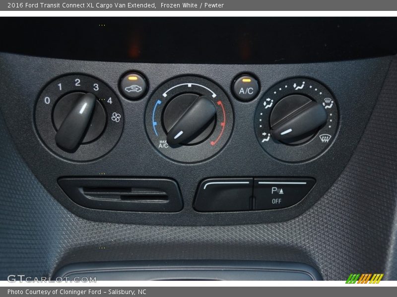 Frozen White / Pewter 2016 Ford Transit Connect XL Cargo Van Extended