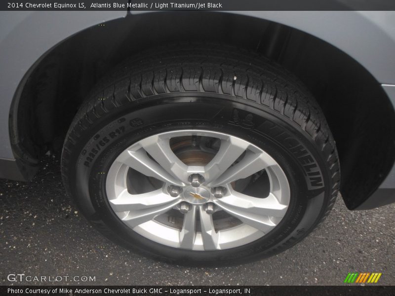 Atlantis Blue Metallic / Light Titanium/Jet Black 2014 Chevrolet Equinox LS