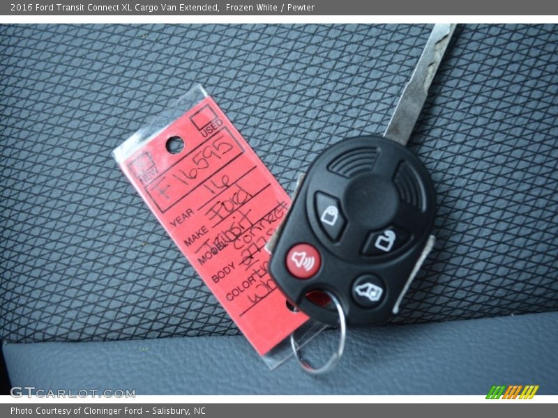 Frozen White / Pewter 2016 Ford Transit Connect XL Cargo Van Extended