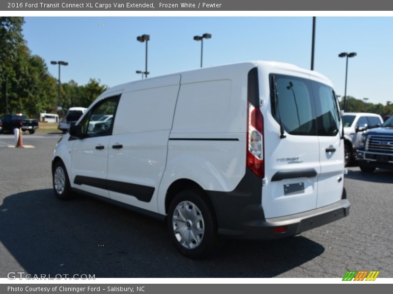 Frozen White / Pewter 2016 Ford Transit Connect XL Cargo Van Extended